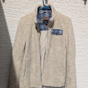 Pendleton Blue and Tan Plaid Fabric